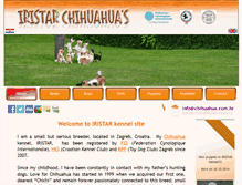 Tablet Screenshot of chihuahua.com.hr